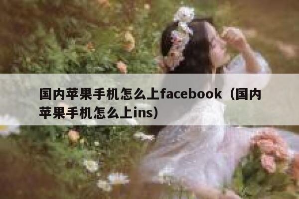 国内苹果手机怎么上facebook（国内苹果手机怎么上ins） 第1张