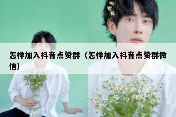 怎样加入抖音点赞群（怎样加入抖音点赞群微信） 第1张