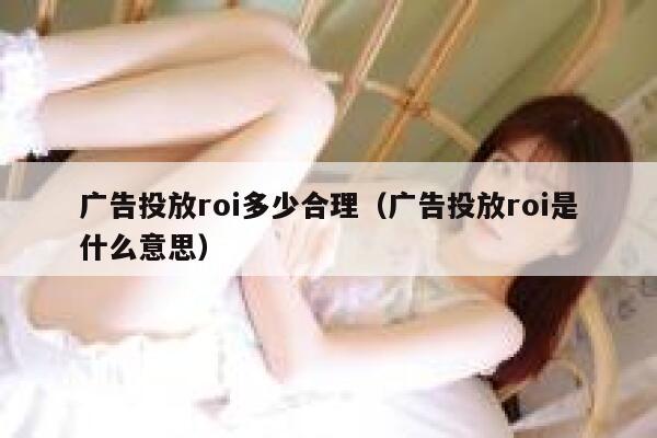 广告投放roi多少合理(广告投放roi是什么意思) 第1张 广告投放roi多少合理(广告投放roi是什么意思) 第1张