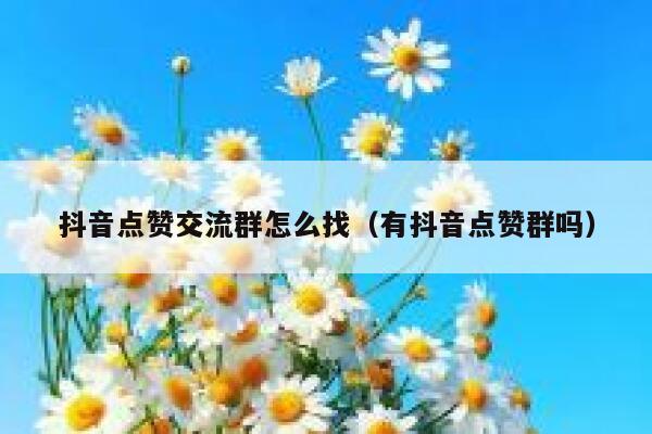 抖音点赞交流群怎么找（有抖音点赞群吗） 第1张