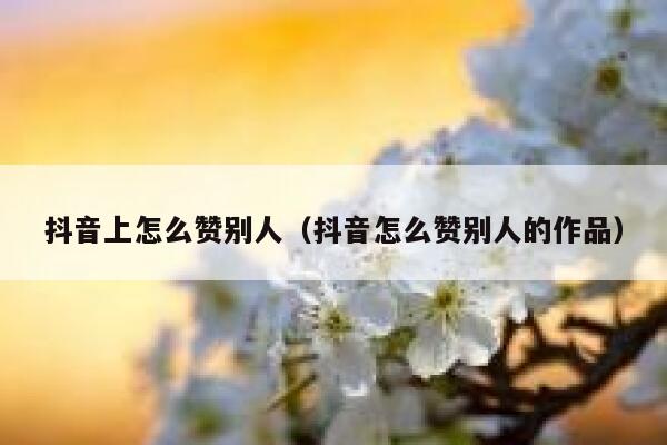 抖音上怎么赞别人（抖音怎么赞别人的作品） 第1张