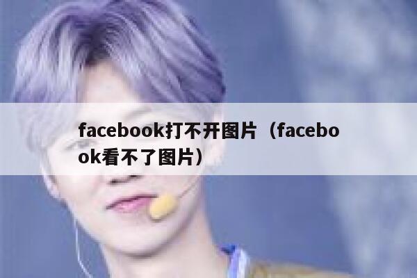 facebook打不开图片（facebook看不了图片） 第1张