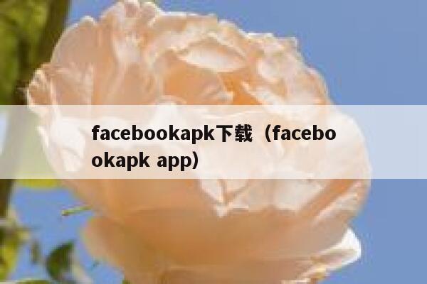 facebookapk下载(facebookapk app) 第1张 facebookapk下载(facebookapk app) 第1张