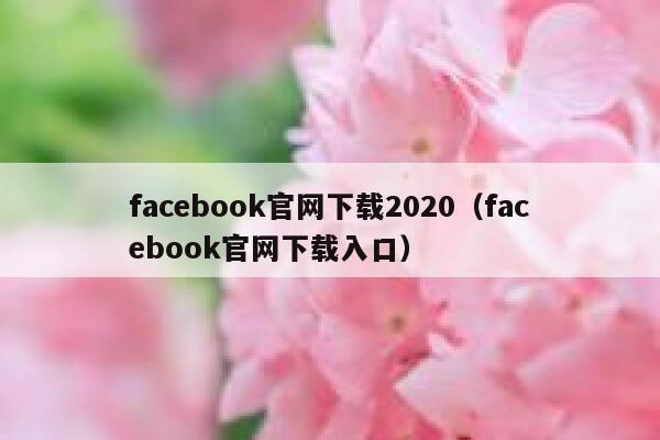facebook官网下载2020（facebook官网下载入口） 第1张