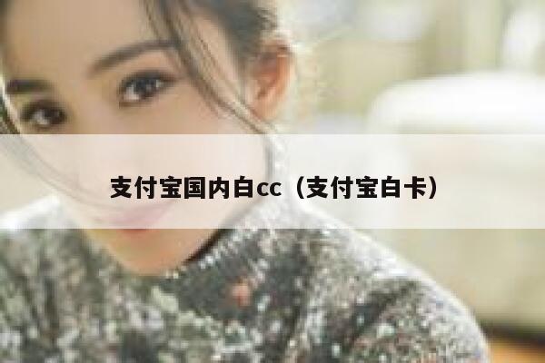 支付宝国内白cc（支付宝白卡） 第1张