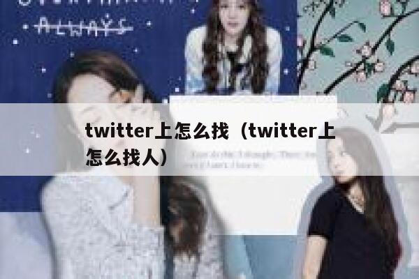 twitter上怎么找（twitter上怎么找人） 第1张