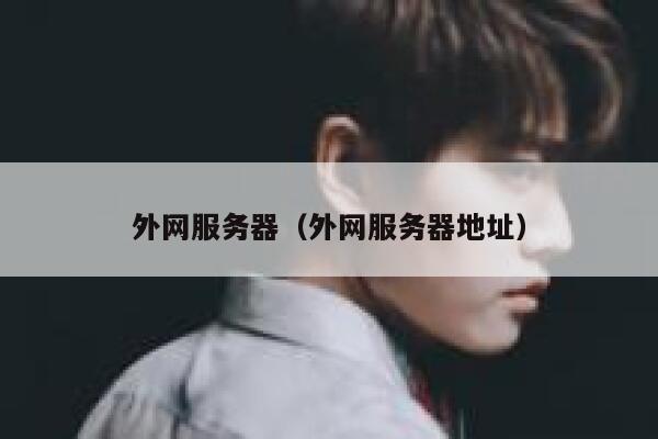 外网服务器（外网服务器地址） 第1张