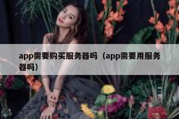 app需要购买服务器吗（app需要用服务器吗） 第1张
