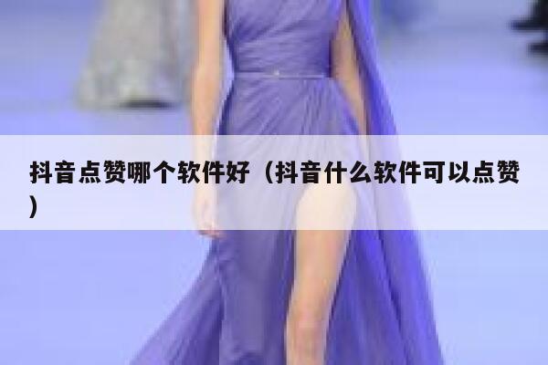 抖音点赞哪个软件好（抖音什么软件可以点赞） 第1张