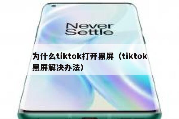 为什么tiktok打开黑屏(tiktok黑屏解决办法) 第1张 为什么tiktok打开黑屏(tiktok黑屏解决办法) 第1张