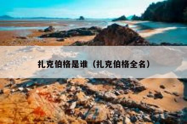 扎克伯格是谁（扎克伯格全名） 第1张