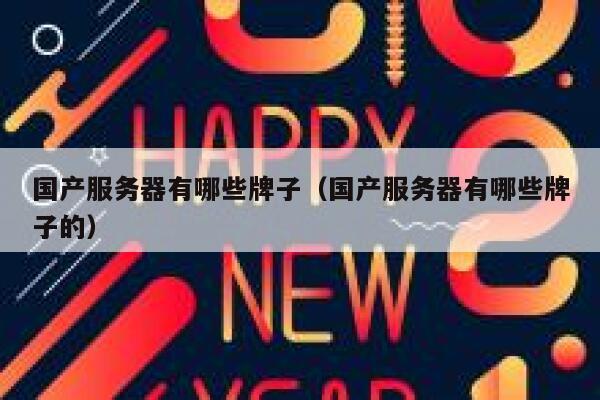国产服务器有哪些牌子（国产服务器有哪些牌子的） 第1张