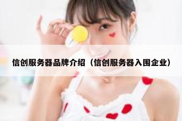 信创服务器品牌介绍（信创服务器入围企业） 第1张