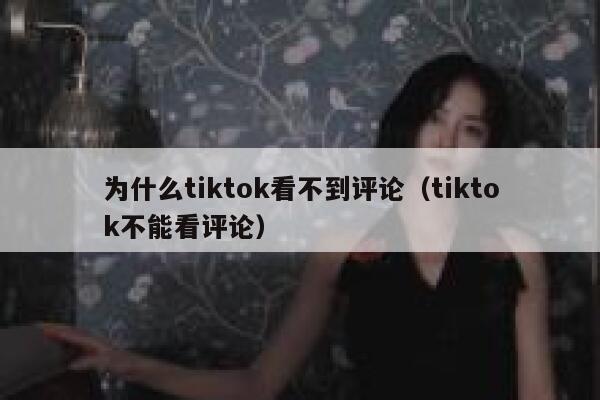 为什么tiktok看不到评论（tiktok不能看评论） 第1张