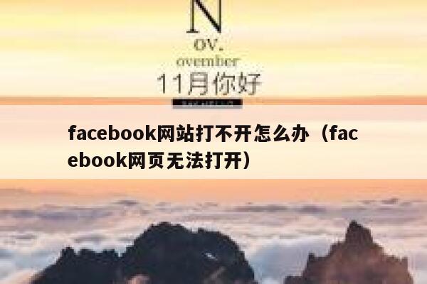 facebook网站打不开怎么办（facebook网页无法打开） 第1张