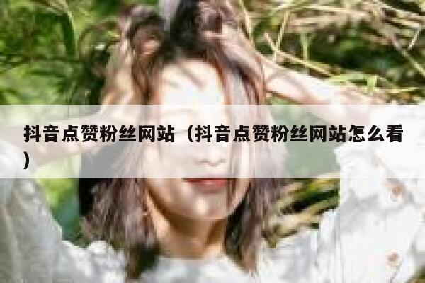 抖音点赞粉丝网站（抖音点赞粉丝网站怎么看） 第1张