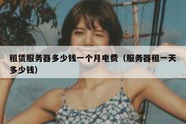 租赁服务器多少钱一个月电费（服务器租一天多少钱） 第1张