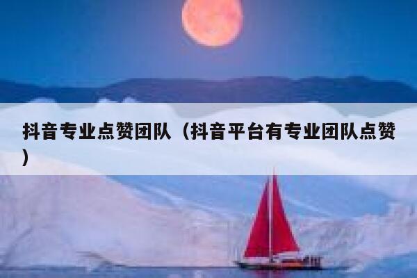 抖音专业点赞团队（抖音平台有专业团队点赞） 第1张