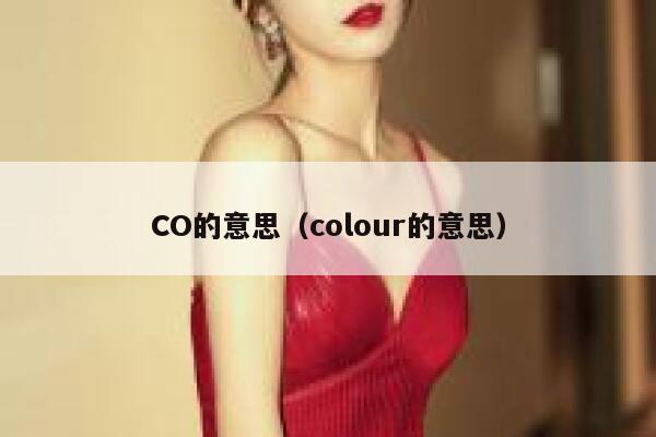 CO的意思（colour的意思） 第1张