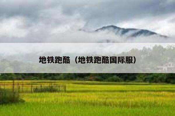 地铁跑酷（地铁跑酷国际服） 第1张