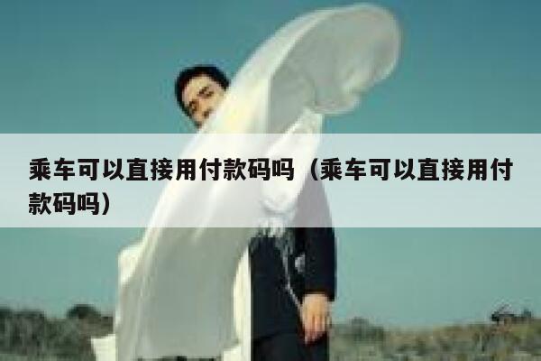 乘车可以直接用付款码吗(乘车可以直接用付款码吗) 第1张 乘车可以直接用付款码吗(乘车可以直接用付款码吗) 第1张