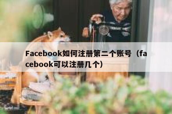 Facebook如何注册第二个账号（facebook可以注册几个） 第1张