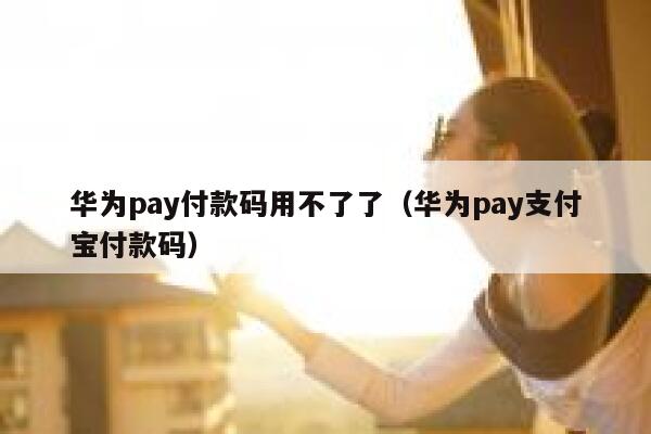 华为pay付款码用不了了（华为pay支付宝付款码） 第1张