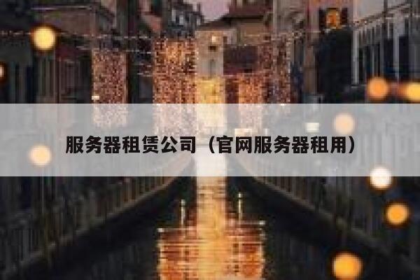 服务器租赁公司(官网服务器租用) 第1张 服务器租赁公司(官网服务器租用) 第1张