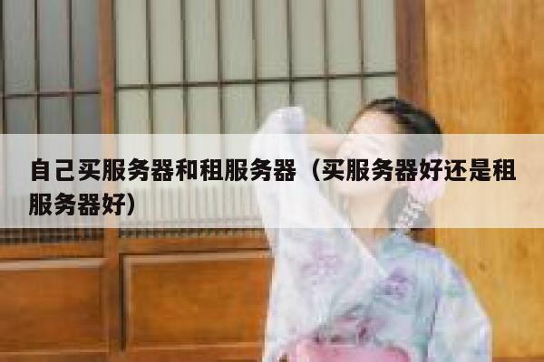 自己买服务器和租服务器（买服务器好还是租服务器好） 第1张