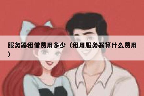 服务器租借费用多少（租用服务器算什么费用） 第1张