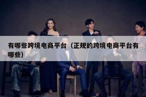 有哪些跨境电商平台(正规的跨境电商平台有哪些) 第1张 有哪些跨境电商平台(正规的跨境电商平台有哪些) 第1张
