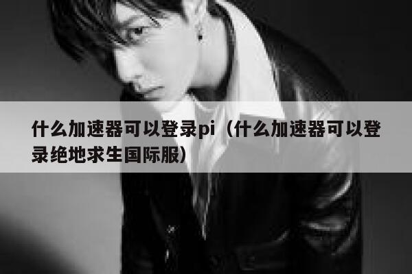 什么加速器可以登录pi(什么加速器可以登录绝地求生国际服) 第1张 什么加速器可以登录pi(什么加速器可以登录绝地求生国际服) 第1张