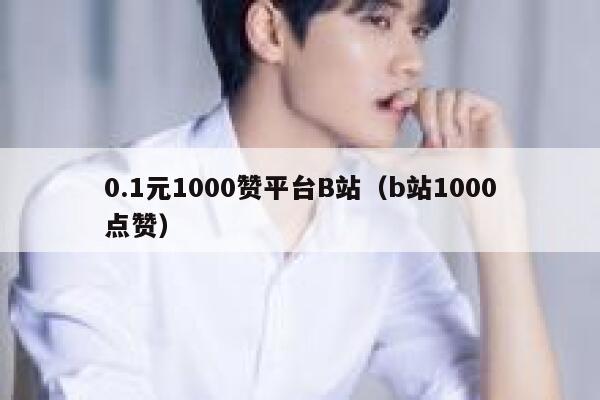 0.1元1000赞平台B站（b站1000点赞） 第1张