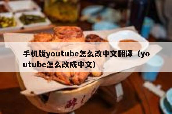 手机版youtube怎么改中文翻译（youtube怎么改成中文） 第1张