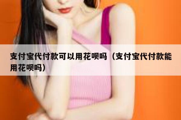 支付宝代付款可以用花呗吗（支付宝代付款能用花呗吗） 第1张