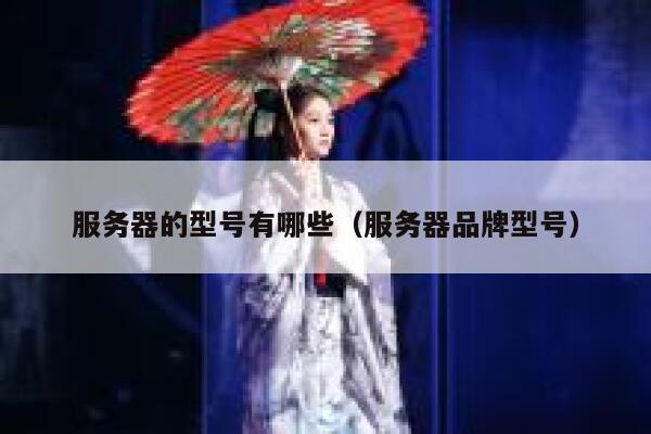 服务器的型号有哪些（服务器品牌型号） 第1张