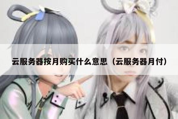云服务器按月购买什么意思（云服务器月付） 第1张