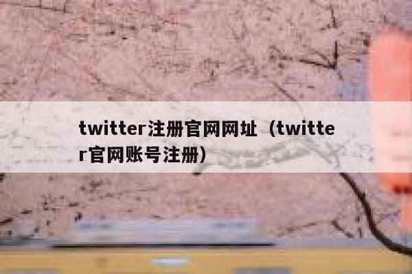 twitter注册官网网址（twitter官网账号注册） 第1张
