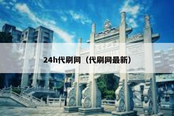 24h代刷网（代刷网最新） 第1张