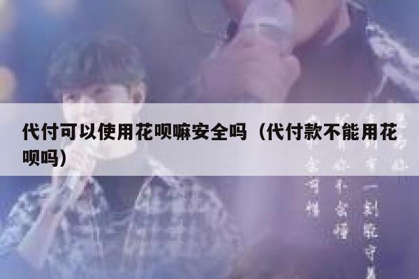 代付可以使用花呗嘛安全吗（代付款不能用花呗吗） 第1张