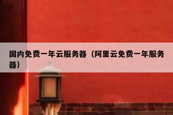 国内免费一年云服务器（阿里云免费一年服务器） 第1张