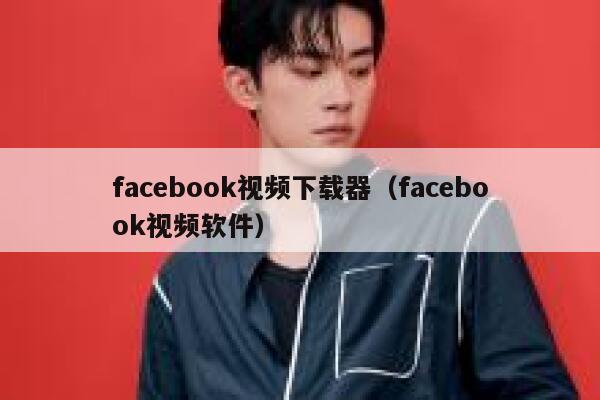 facebook视频下载器（facebook视频软件） 第1张