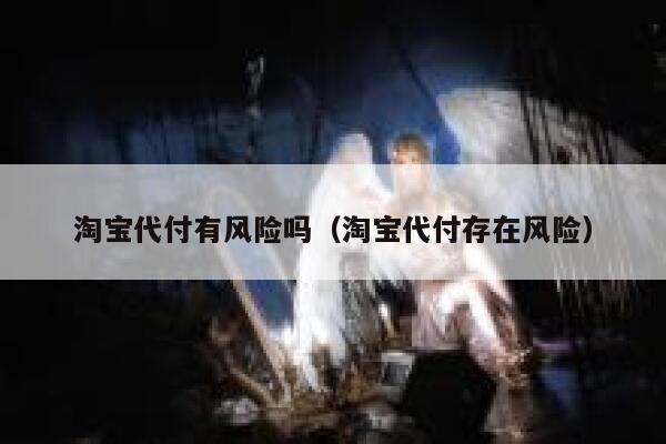 淘宝代付有风险吗（淘宝代付存在风险） 第1张