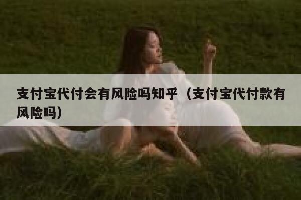 支付宝代付会有风险吗知乎（支付宝代付款有风险吗） 第1张