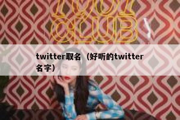 twitter取名（好听的twitter名字） 第1张