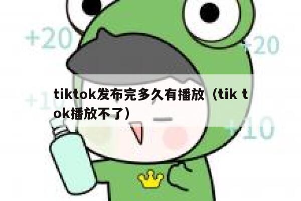 tiktok发布完多久有播放（tik tok播放不了） 第1张