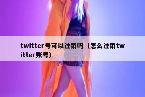 twitter号可以注销吗（怎么注销twitter账号） 第1张