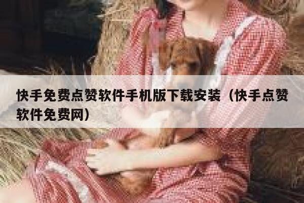 快手免费点赞软件手机版下载安装（快手点赞软件免费网） 第1张