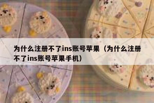 为什么注册不了ins账号苹果（为什么注册不了ins账号苹果手机） 第1张
