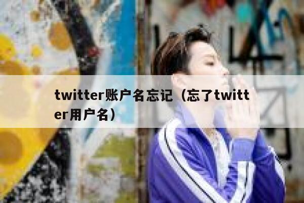twitter账户名忘记(忘了twitter用户名) 第1张 twitter账户名忘记(忘了twitter用户名) 第1张